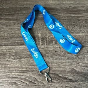 Cookies Blue Lanyard